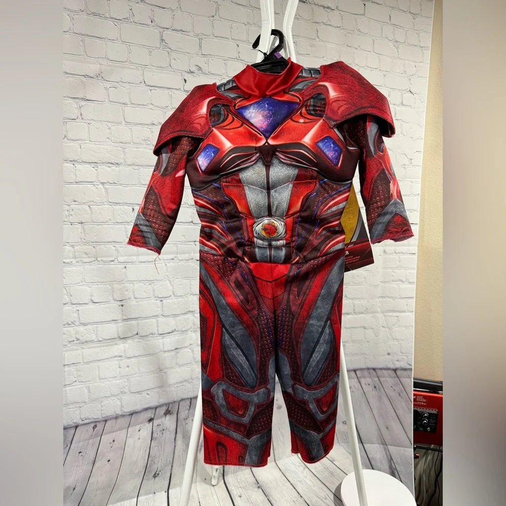Red Ranger Power Ranger Halloween Costume - Picture 3 of 4